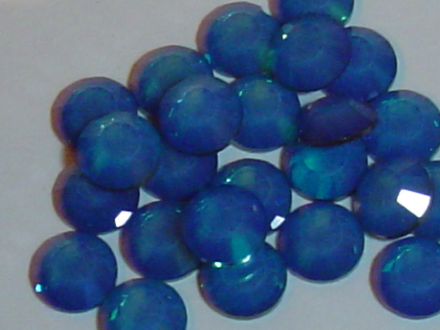 1 Gross 12ss WHITEOPAL SKY BLUE HOTFIX European Rhinestones